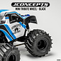 J Concepts JCO3455B  Mini Tribute Black Wheel w/hex Adapter(4) Fits 4123, 4124 for LMT