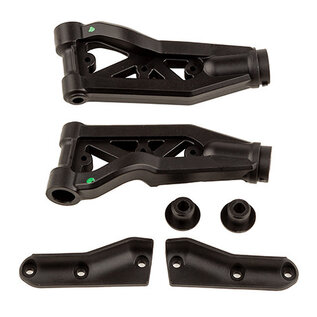Team Associated ASC81637  RC8B4 Front Upper Suspension Arms, Soft