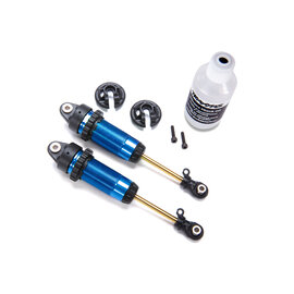 Traxxas TRA7462  Blue GTR XX-Long Shocks (2) Hoss Rustler Slash Stampede 4x4
