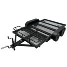 Bold RC BOL5010  1/10 Scale Full Metal Car Hauler Trailer with LED Lights (Black)