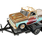 Bold RC BOL5010  1/10 Scale Full Metal Car Hauler Trailer with LED Lights (Black)