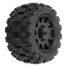 Proline Racing PRO1024110  1/18 Badlands MX 1.85" F/R MTD 12mm Black Raid: Granite GROM