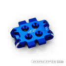 J Concepts JCO5182-1   Blue Aluminum Front Bulkhead 0 Degree (9.3g) for B7
