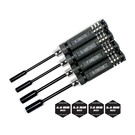 Racers Edge RCE7220  Metric Nut Driver Set w/ Black Handles (4pc)