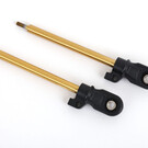 Traxxas TRA8963T 72 mm GT-Maxx TiN-Coated Steel Shock Shafts (2) for Maxx & Sledge