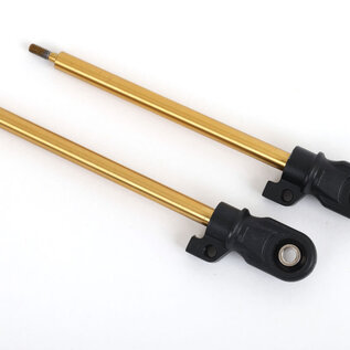 Traxxas TRA9662T TiN-Coated 80 mm GT-Maxx Steel Shock Shafts (2) for Sledge