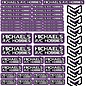 MRC Hobbies Products MRC8511Purple  MRC 8.5x11 Sticker Sheet - Purple