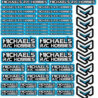 MRC Hobbies Products MRC8511LtBlue  MRC 8.5x11 Sticker Sheet - LtBlue