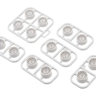 Kyosho KYOMDH100WB  Mini-Z AWD Multi Spoke Wheel (14) (0/+1.5/+2.5/+3.5 Offsets) (White)