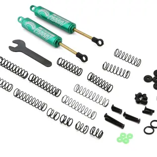 Yeah Racing YEA-DDL-100GN Aluminum 100mm Desert Lizard Two Stage Internal Spring Shocks (Green) (2)
