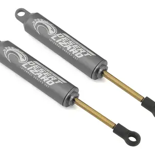 Yeah Racing YEA-DDL-100GM Gun Metal Aluminum 100mm Desert Lizard Two Stage Internal Spring Shocks (2)