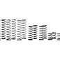 Yeah Racing YEA-DDL-100GM Gun Metal Aluminum 100mm Desert Lizard Two Stage Internal Spring Shocks (2)