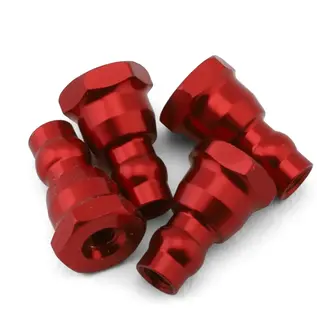 Quasi Speed QS-5099MRE Five Seven Designs Metric Shock Stand Offs (Red) (4) (6mm)