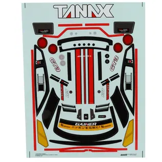 KillerBody KLR-48775 Gainer Tanax GT-R R35 Nismo 1/10 Touring Car Body (Clear) (257mm)
