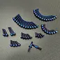 R1wurks R1-900051-2  Blue Titanium Upper Screw Set, Button Head for B7
