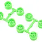 DS Racing DSC-MI-20W1-FG  DS Racing Kyosho Mini Z 11mm Wide Drift Rims (1/2/3/4 Offset) (Flu Green)