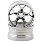 DS Racing DSC-DF-5Y2-8B-CR  DS Racing Feathery Split Spoke Drift Wheels (Chrome) (2) (8mm Offset) w/12mm Hex