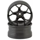 DS Racing DSC-DF-5Y2-8B-GM  DS Racing Feathery Split Spoke Drift Wheels (Gunmetal) (2) (8mm Offset) w/12mm Hex