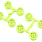 DS Racing DSC-MI-20W1-FL  DS Racing Kyosho Mini Z 11mm Wide Drift Rims (1/2/3/4 Offset) (Flu Lime)