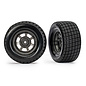 Traxxas TRA10474X  Hoosier Mounted Rear Tires on Gray Wheels (2) Slash Modified