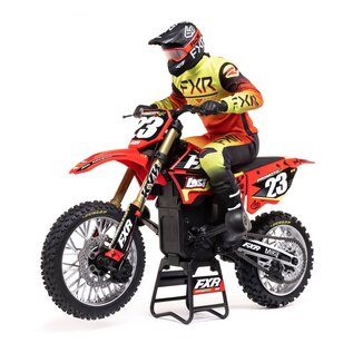 TLR / Team Losi LOS06000T1B  Red 1/4 Promoto-MX Motorcycle RTR, (FXR) + 2S Lipo & Charger