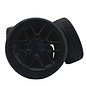 SWEEP SWP3236218P D36 D-SPEC Treaded Belted GT tire Black 12 Spoke 4pc set Pre-glued