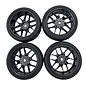 SWEEP SWP3236218P D36 D-SPEC Treaded Belted GT tire Black 12 Spoke 4pc set Pre-glued