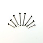STRC SPTST3640S  Heat-Treated, Polished Steel Locknut-Style Hinge-Pin Kit, SIlver, for Slash 2WD / Rustler / Stampede