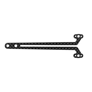 Team Associated ASC32008 RC10TC8 Carbon Fiber Flex Top Deck, 2.5mm