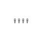 Team Associated ASC32041  RC10T8 Ballstuds, Short 4mm