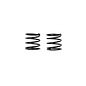 Team Associated ASC32051 RC10T8 LP Springs, White 14.9 Lb/In, L17, 5.25t, 1.3d