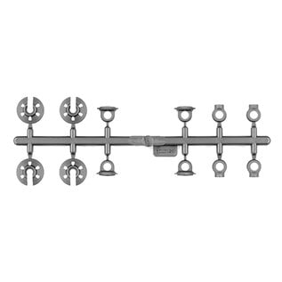 Team Associated ASC32076 RC10TC8 Shock Ball Ends And Spring Cups