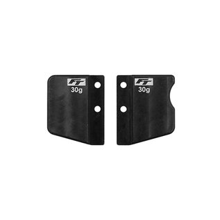 Team Associated ASC32091 RC10TC8 FT Steel Front And Rear Short Battery Weight Set, 60g