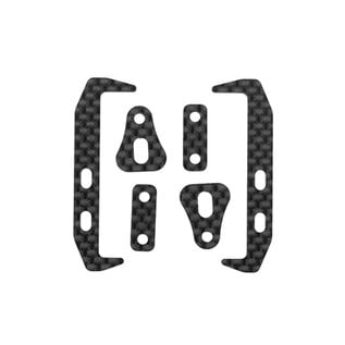 Team Associated ASC32101 RC10TC8 FT Carbon Fiber Battery Holder Set