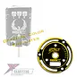 EXALT EXA0233G  Exalt Black Phoenix Endplate w/ (Gold) Chamfered Edges