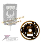 EXALT EXA0233O  Exalt Black Phoenix Endplate w/ (Orange) Chamfered Edges