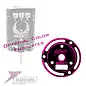 EXALT EXA0233PK  Exalt Black Phoenix Endplate w/ (Pink) Chamfered Edges