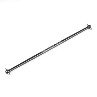 Tekno RC TKR9191 Tapered Driveshaft (center, front, 7075, black ano, EB/ET48 2.0)