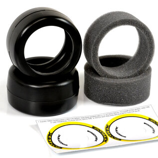 Exotek Racing EXO2193  Exotek F1 1/10 Rubber Tires- Front V2 40X (YELLOW-FIRM)