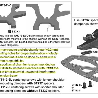 Awesomatix A800-AM278-EVO Aluminum Bulkhead (1) for Awesomatix A800RR