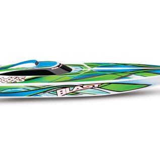 Traxxas TRA38104-8  Green Blast RTR Boat w/USB-C