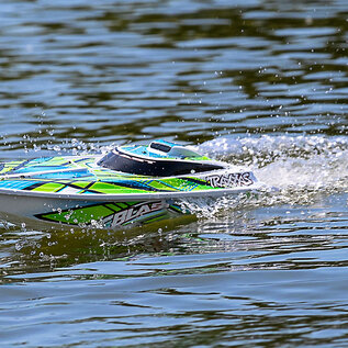 Traxxas TRA38104-8  Green Blast RTR Boat w/USB-C