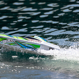 Traxxas TRA38104-8  Green Blast RTR Boat w/USB-C