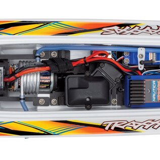 Traxxas TRA38104-8  Orange Blast RTR Boat w/USB-C