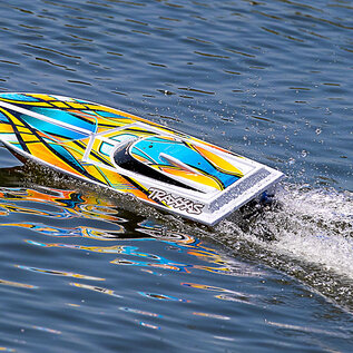 Traxxas TRA38104-8  Orange Blast RTR Boat w/USB-C