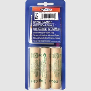 Estes EST10023 C6-3 Model Rocket Engines (3pk)
