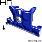 HOT RACING HRALCF38X06 Aluminum Heavy Duty Bearing Motor Mount, LCG Slash 4x4 Blue