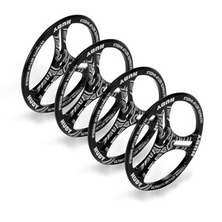 Hudy HUD109370 Aluminum Set-up Wheel For 1/10 Touring Car