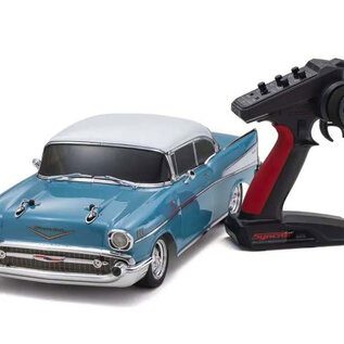 Kyosho KYO34433T1C 1/10 EP 4WD Fazer Mk2 FZ02L Readyset 1957 Chevy Bel Air Coupe, Tropical Turquoise