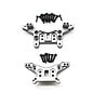 Racers Edge RCE6422 Aluminum Front & Rear Shock Tower Set for BlackZon Slyder